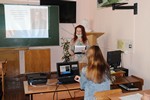 Куратор Е.И.Злобина ведет мероприятие